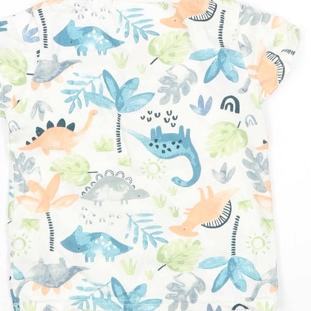 TU Boys Multicoloured   Basic T-Shirt Size 18-24 Months  - Dinosaur