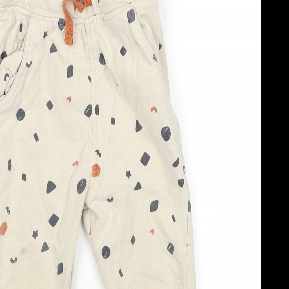 John Lewis Boys Beige   Sweatpants Trousers Size 2-3 Years