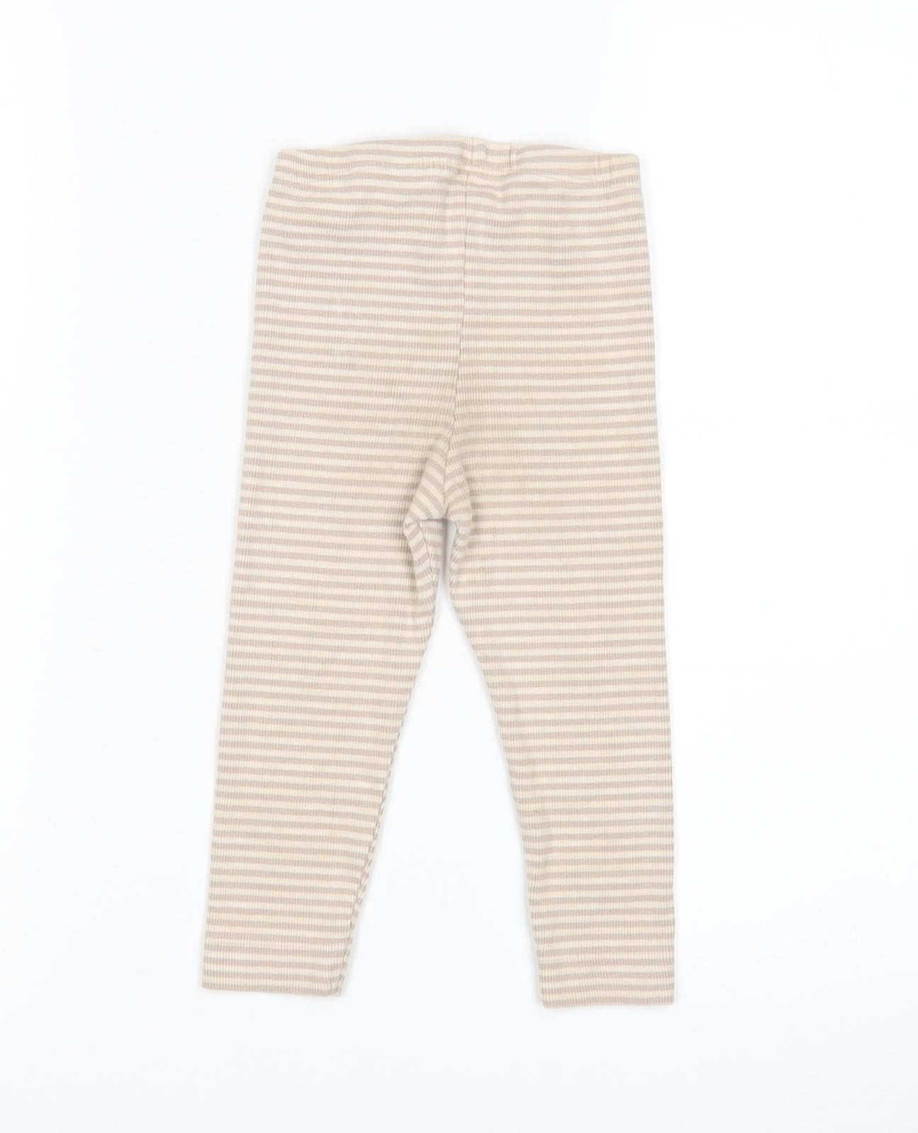 H&M Girls Multicoloured Striped  Sweatpants Trousers Size 2-3 Years