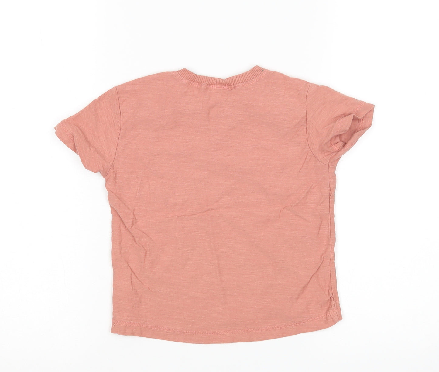Zara Baby Pink   Basic T-Shirt Size 12-18 Months