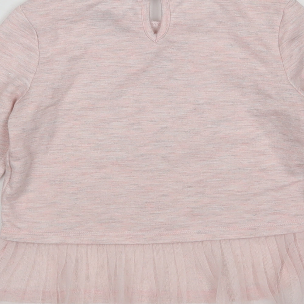 F&F Girls Pink   Pullover Jumper Size 3-4 Years