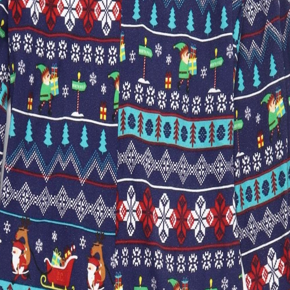 TU Womens Blue Fair Isle   One Piece Size S