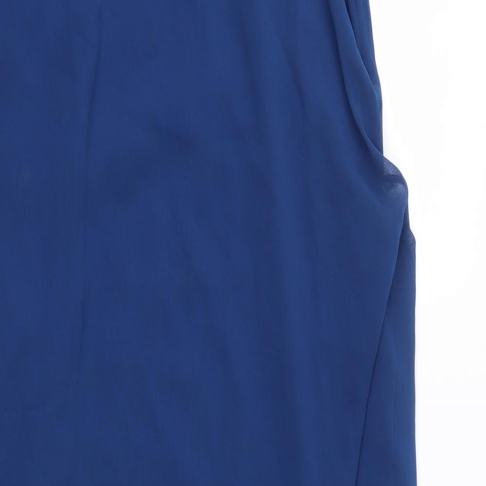 Armani Exchange Womens Blue   Cape Jumper Size 6