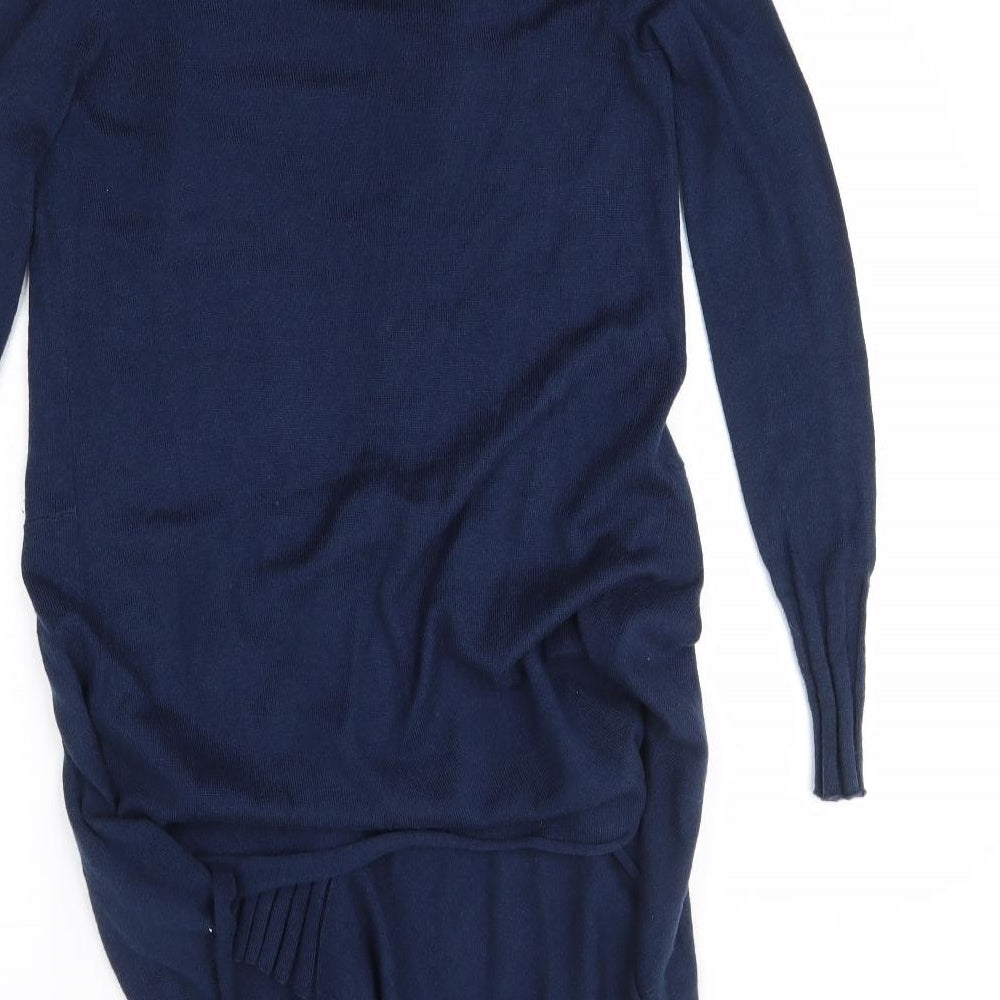 Papaya Womens Blue   Cardigan Jumper Size 8