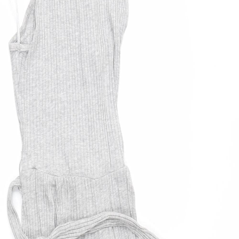 Pull & bear Womens Grey   Dungaree One-Piece Size S L23 in
