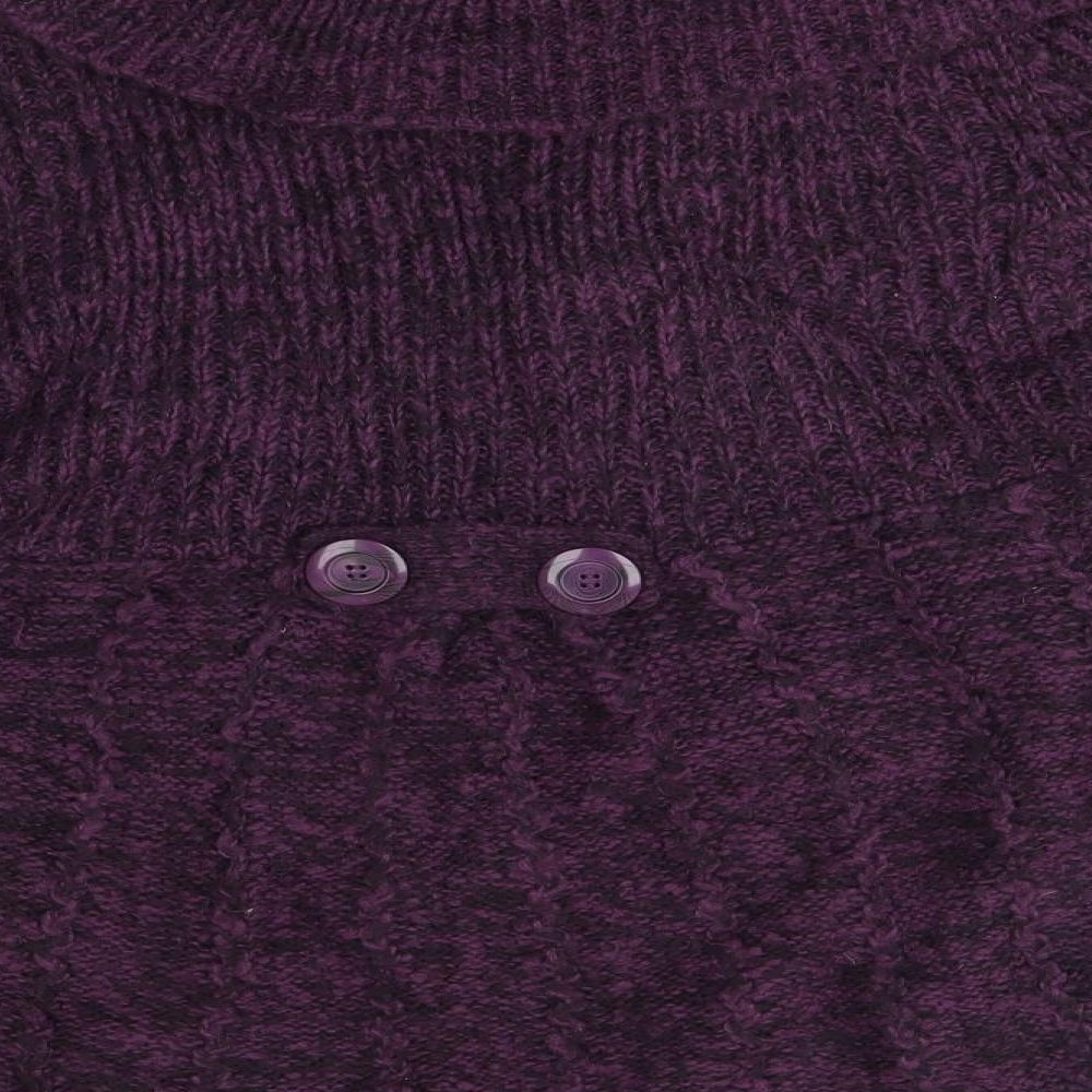 E-vie Womens Purple   Cardigan Jumper Size 14