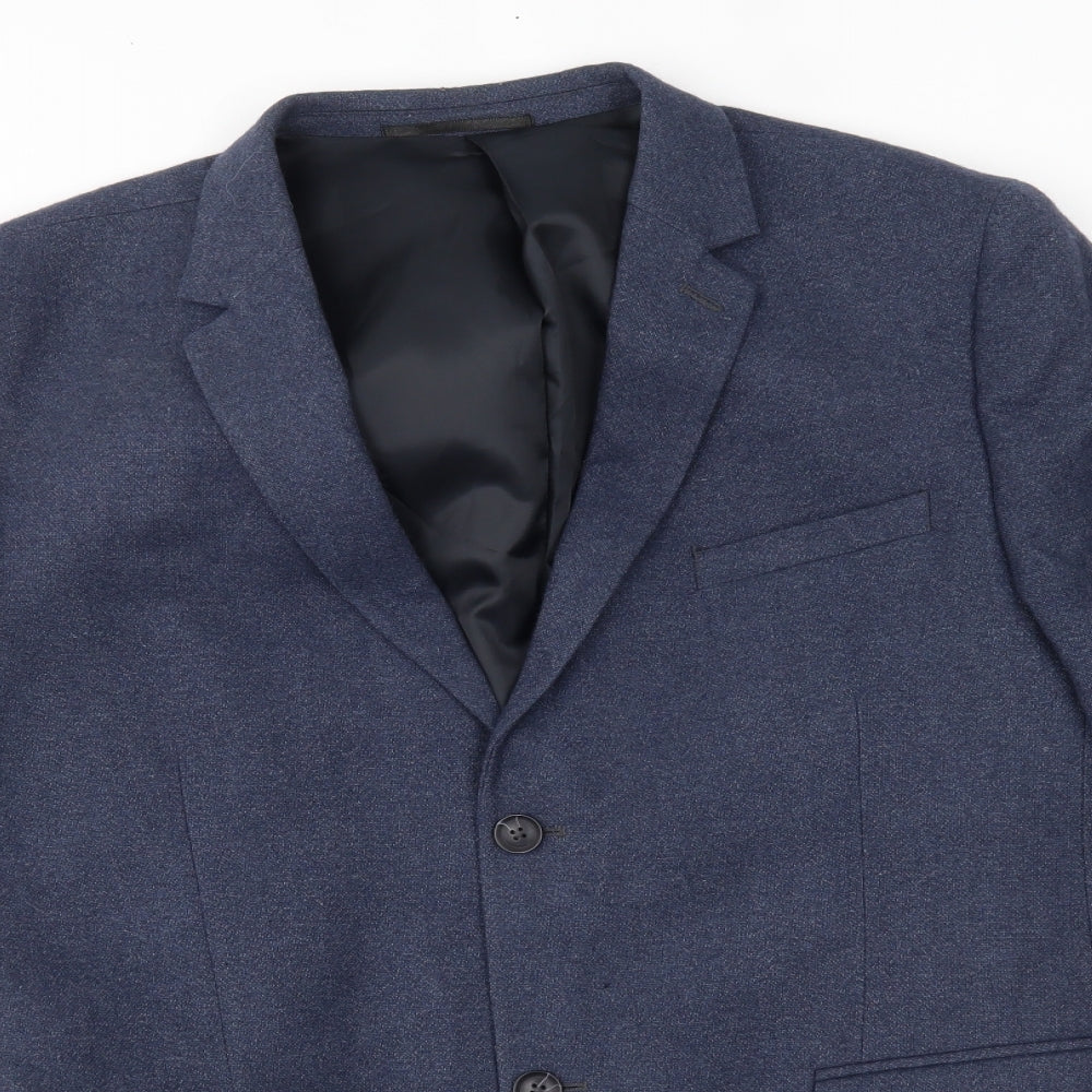 Topman Mens Blue   Jacket Blazer