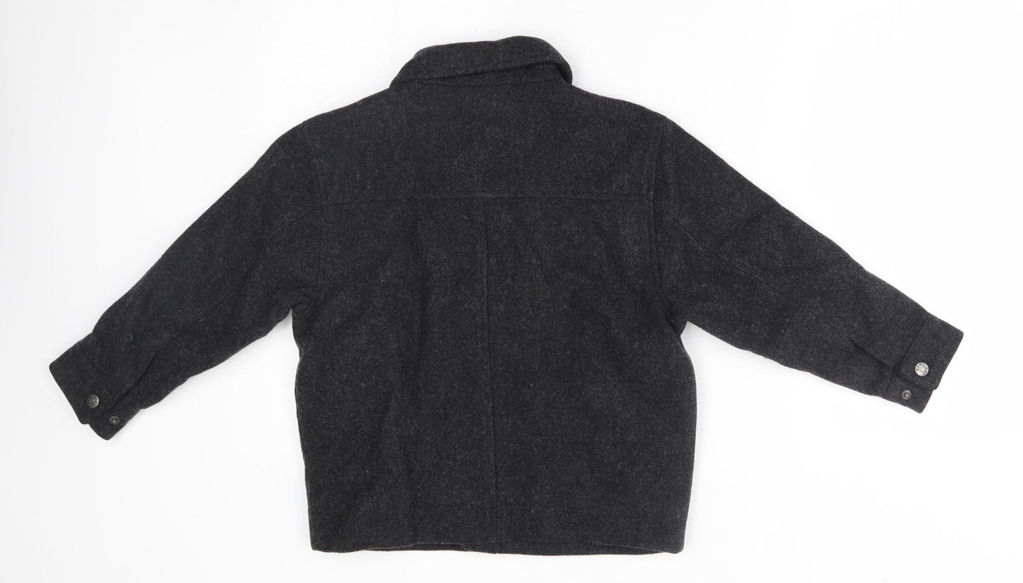 Gap Boys Grey   Overcoat Coat Size 5-6 Years