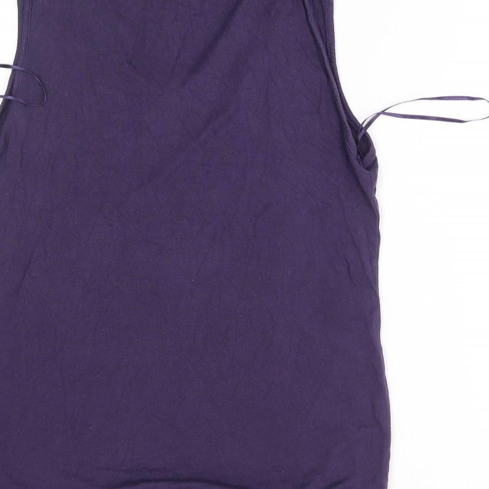 Matalan Womens Purple    Pyjama Top Size 16  - matching set