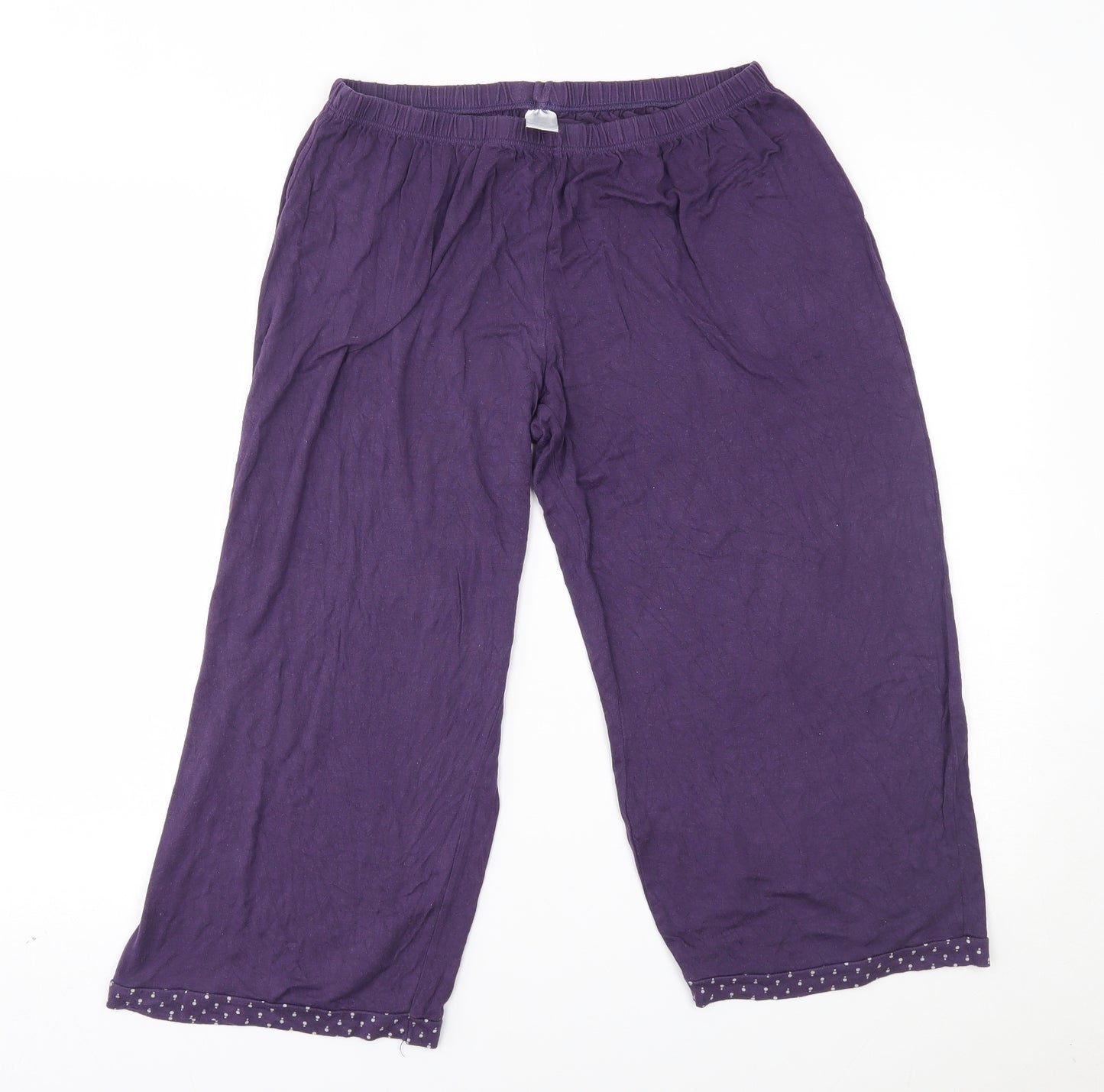 Matalan Womens Purple    Pyjama Pants Size 16  - matching set