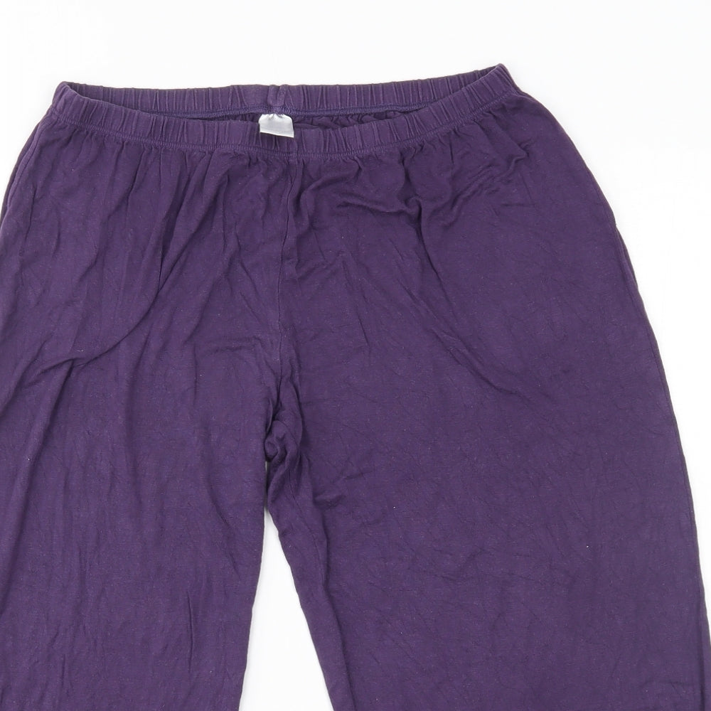 Matalan Womens Purple    Pyjama Pants Size 16  - matching set