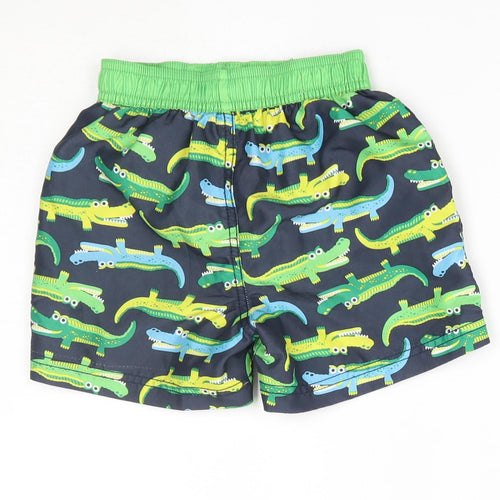 F&F Boys Green   Bermuda Shorts Size 3-4 Years - crocodile, swim