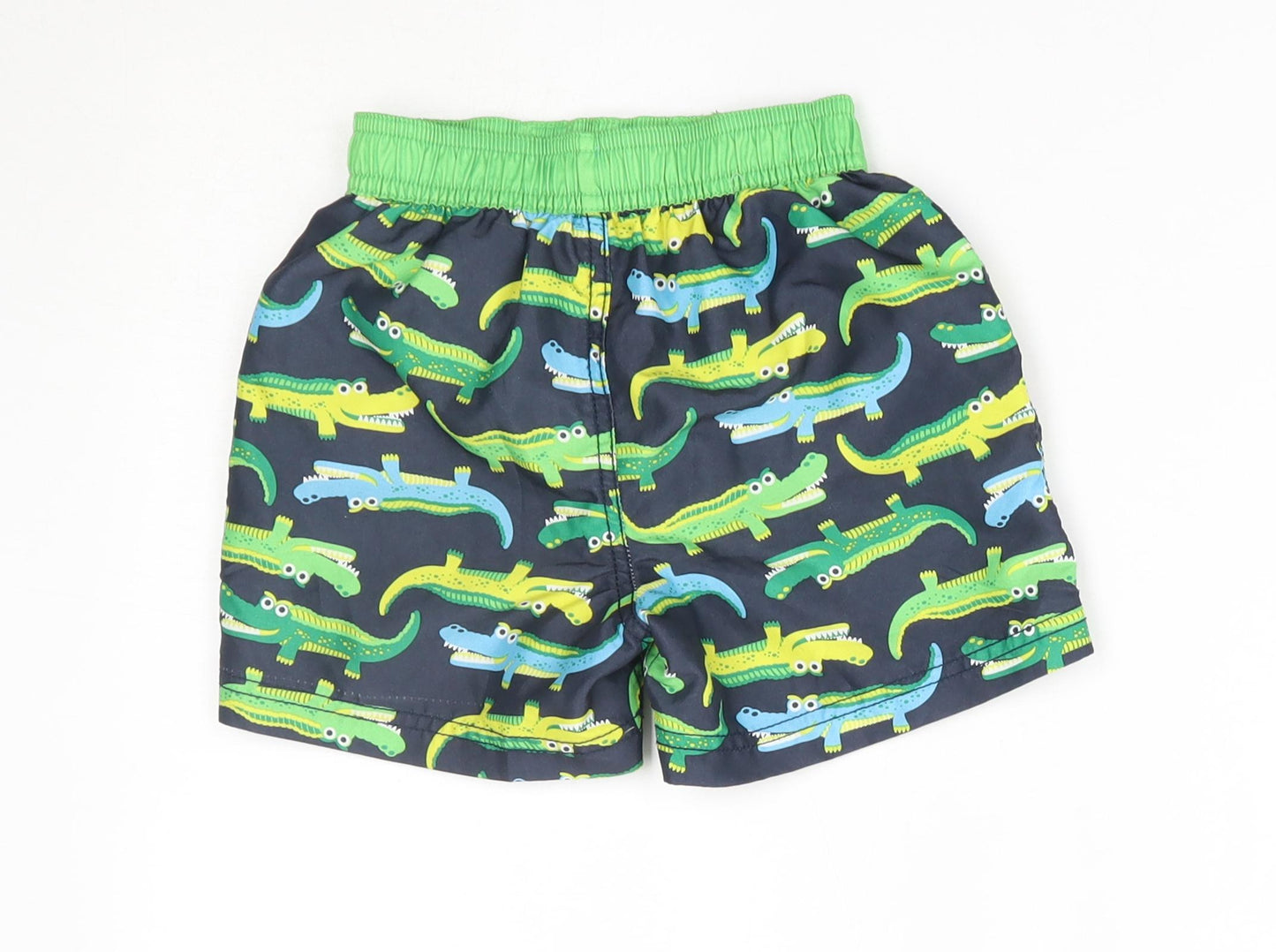 F&F Boys Green   Bermuda Shorts Size 3-4 Years - crocodile, swim