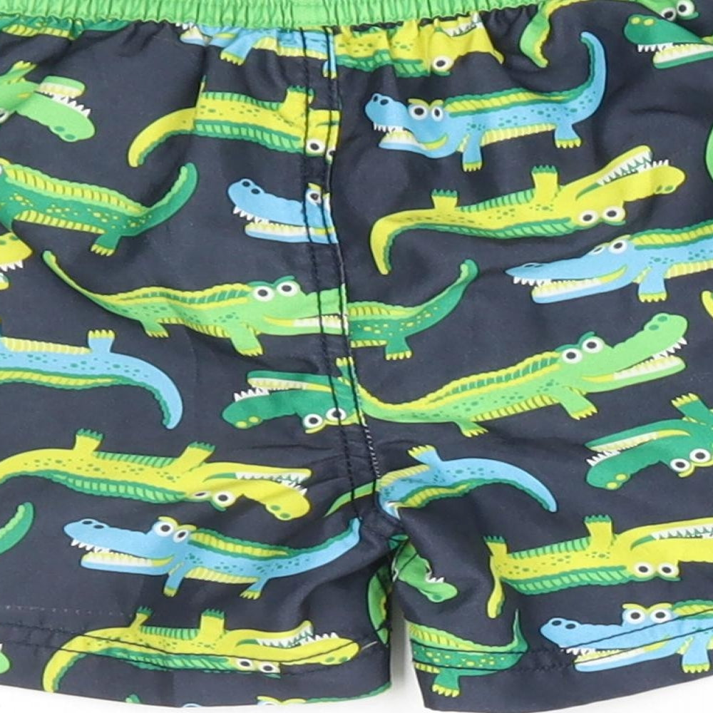 F&F Boys Green   Bermuda Shorts Size 3-4 Years - crocodile, swim