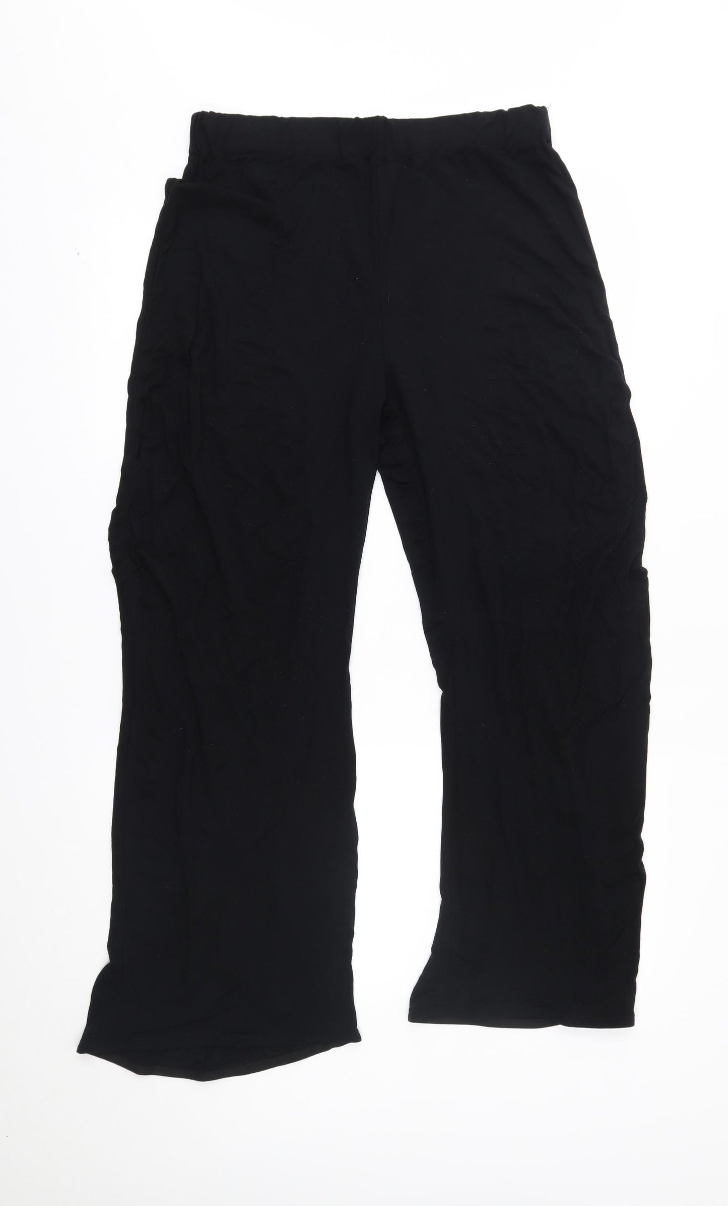 Preworn Womens Black    Lounge Pants Size 30  - elastic waist