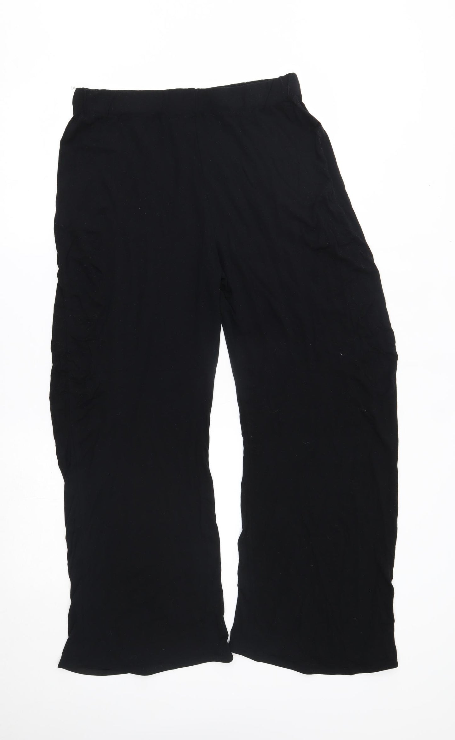 Preworn Womens Black    Lounge Pants Size 30  - elastic waist