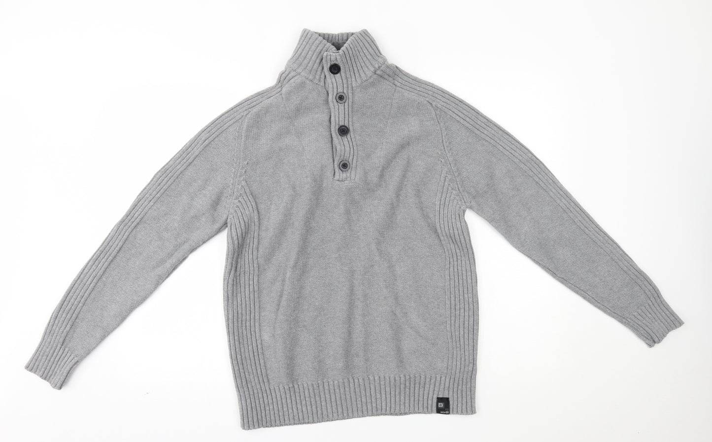Burton Mens Grey   Pullover Jumper Size L