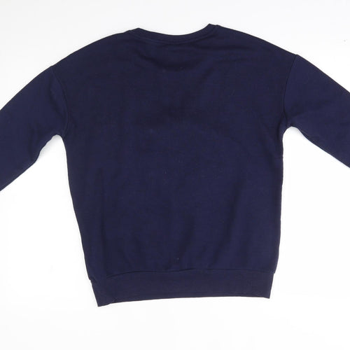 George Womens Blue   Pullover Jumper Size S  - happy pugmas