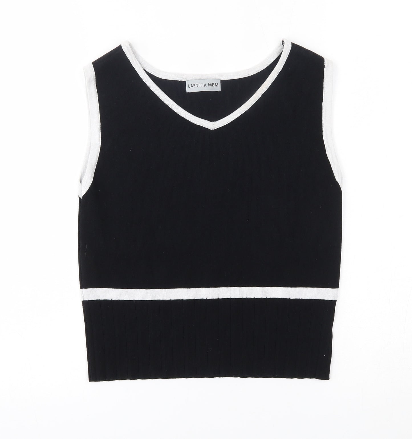 Laetitia Mem Womens Black   Vest Jumper One Size