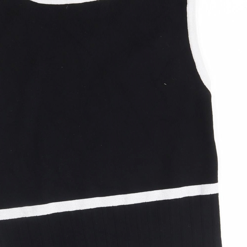 Laetitia Mem Womens Black   Vest Jumper One Size
