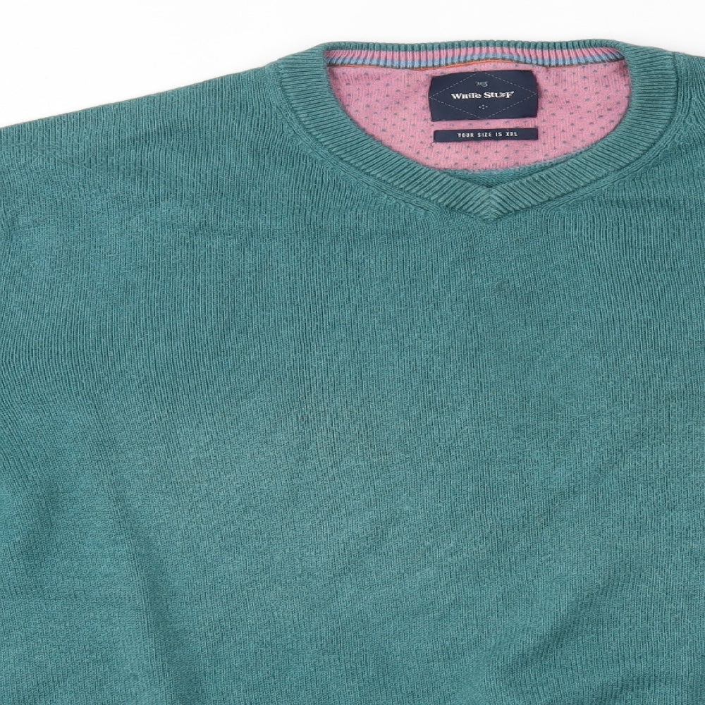 White Stuff Mens Blue   Pullover Jumper Size 2XL