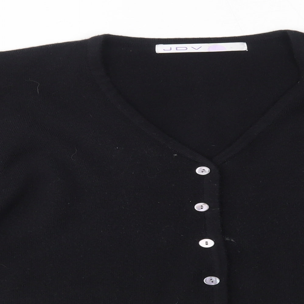JDV Womens Black   Cardigan Jumper Size 12
