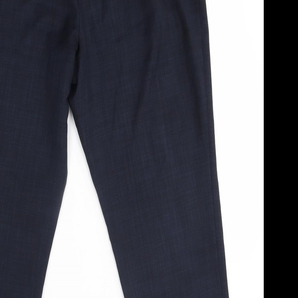 M&S Womens Blue   Trousers  Size 18 L28 in