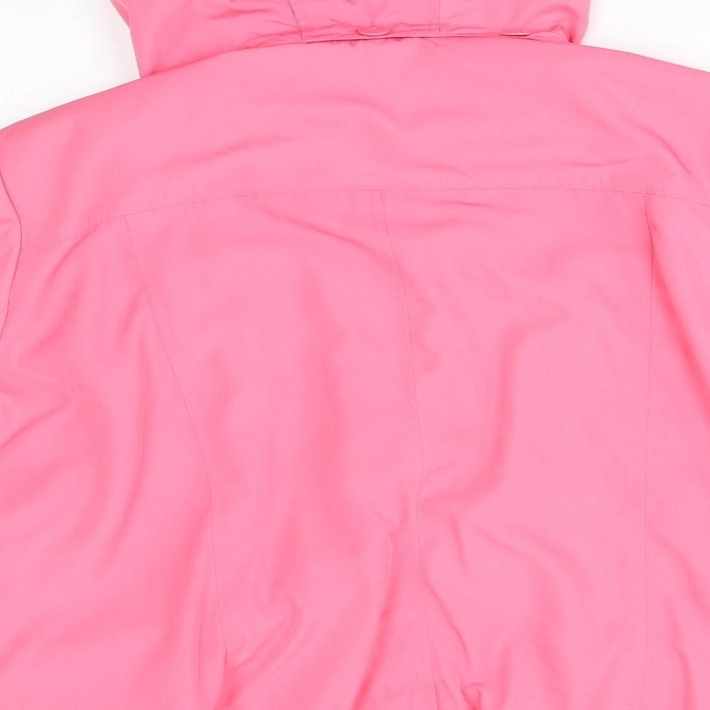 M&S Womens Pink   Rain Coat Coat Size 22