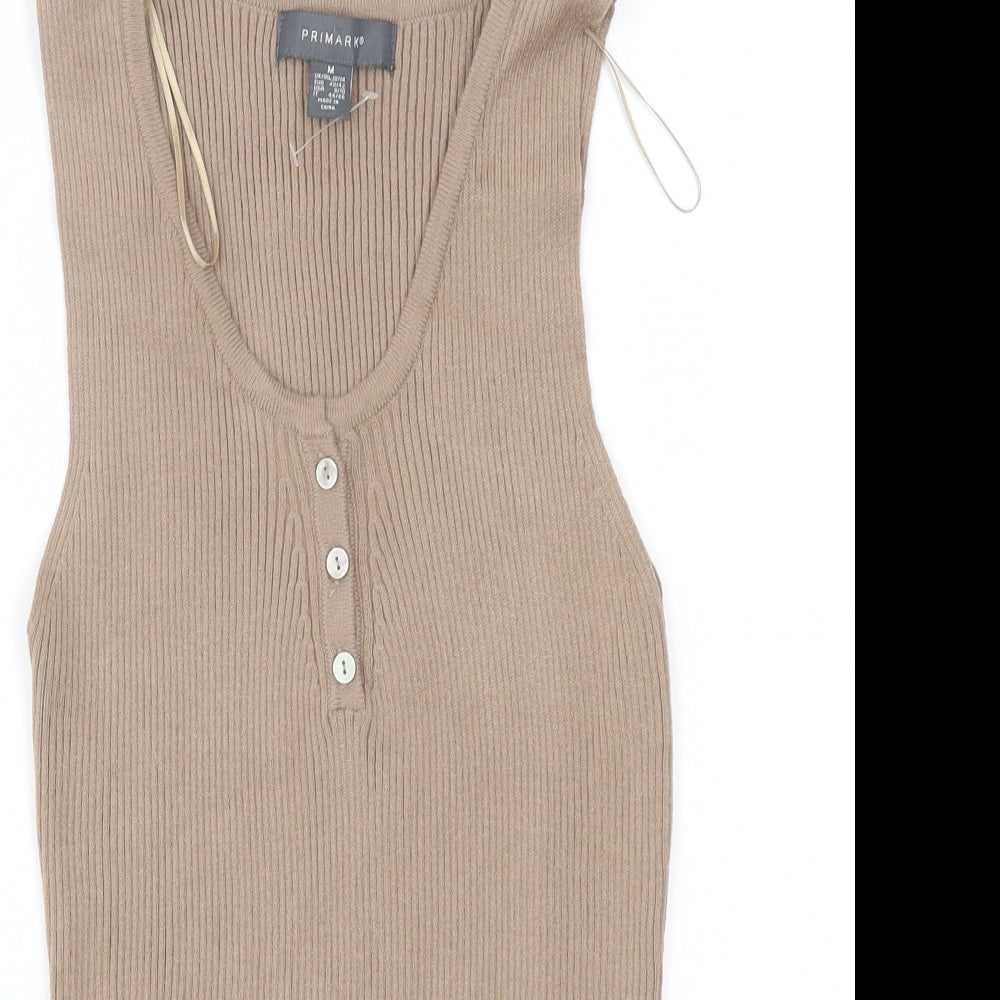 Primark Womens Beige   Tunic Jumper Size M