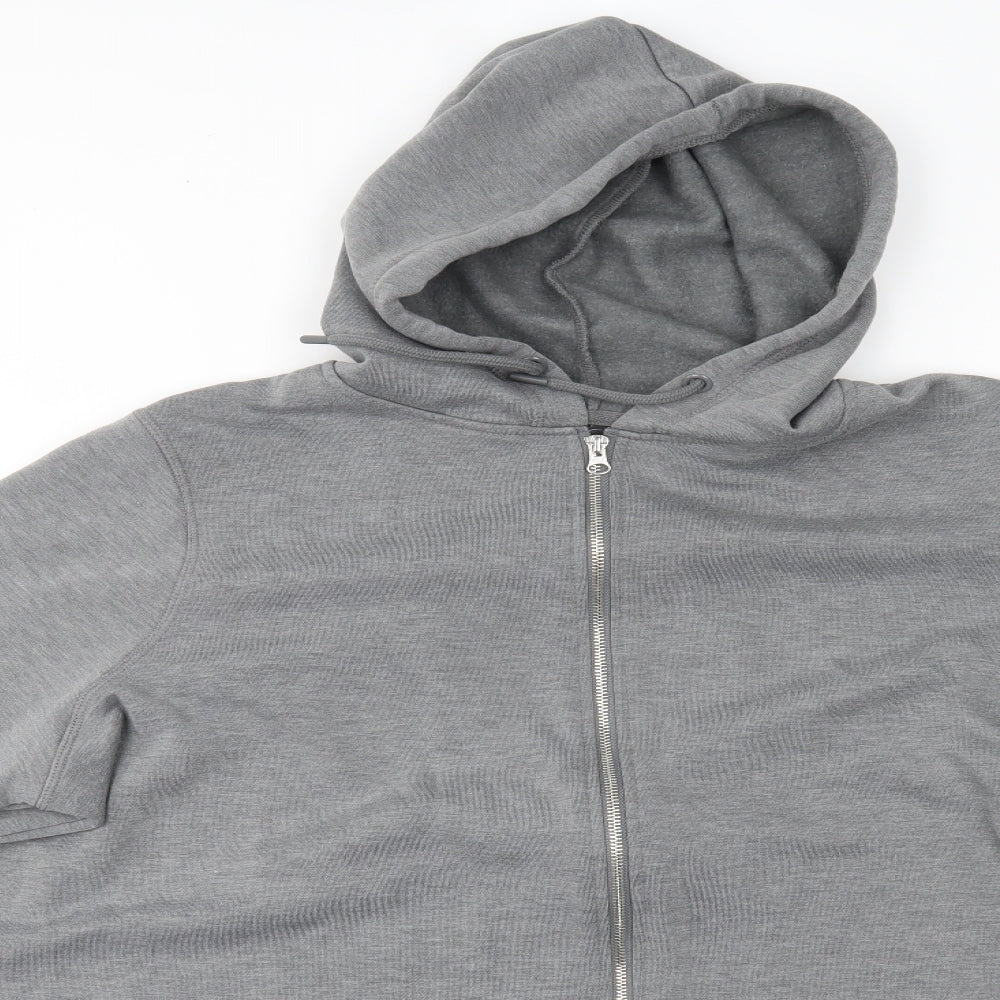George Mens Grey   Full Zip Hoodie Size XL