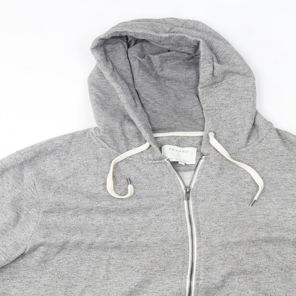 Primark Mens Grey   Full Zip Hoodie Size XL