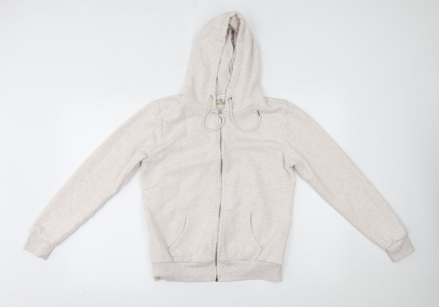Primark Womens Beige   Full Zip Hoodie Size 10