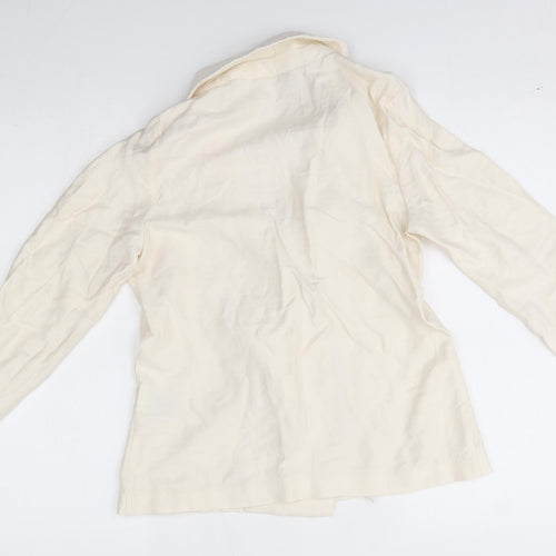 H&M Womens Beige   Jacket Blazer Size XS