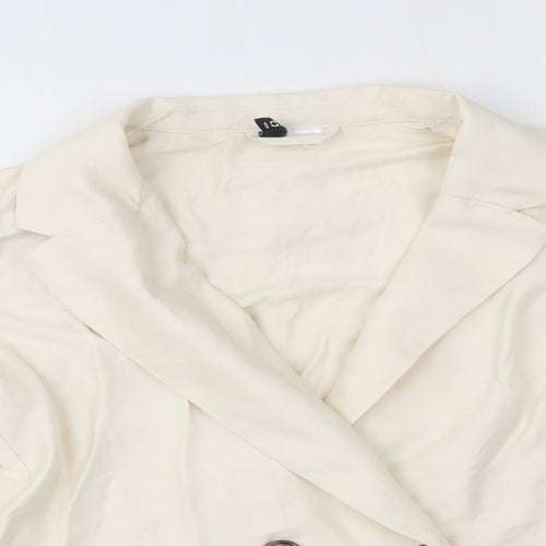 H&M Womens Beige   Jacket Blazer Size XS