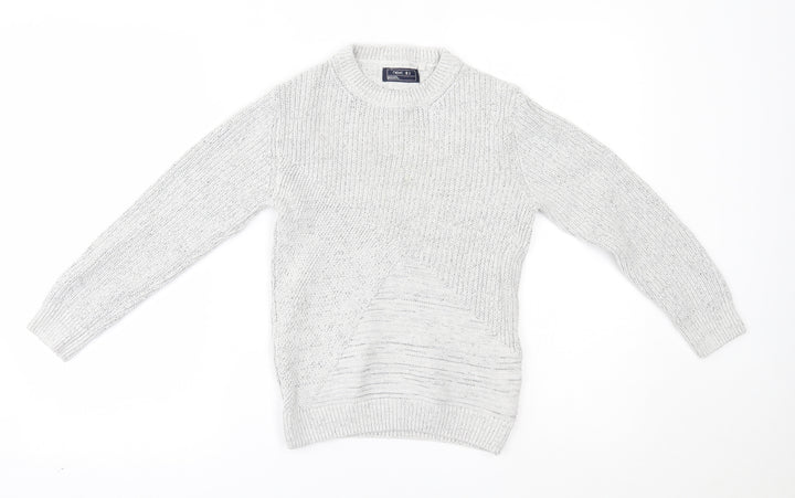 NEXT Girls Grey Pullover Jumper Size 8 Years