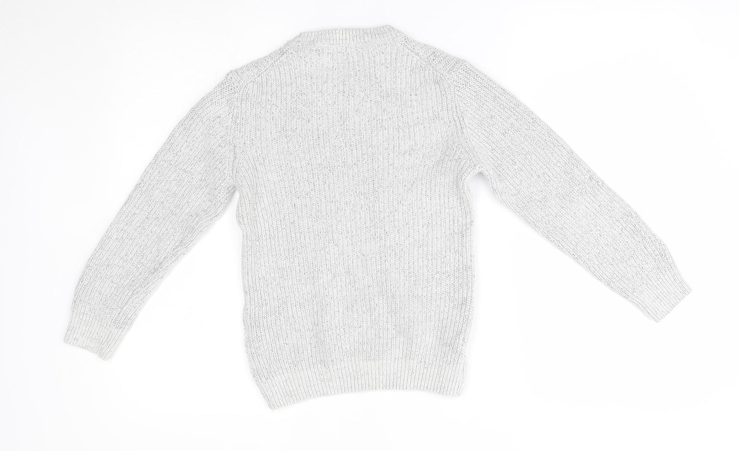 NEXT Girls Grey   Pullover Jumper Size 8 Years