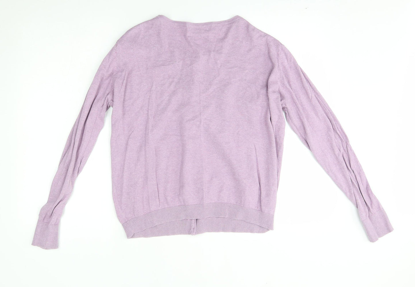 Primark Womens Purple   Cardigan Jumper Size XL