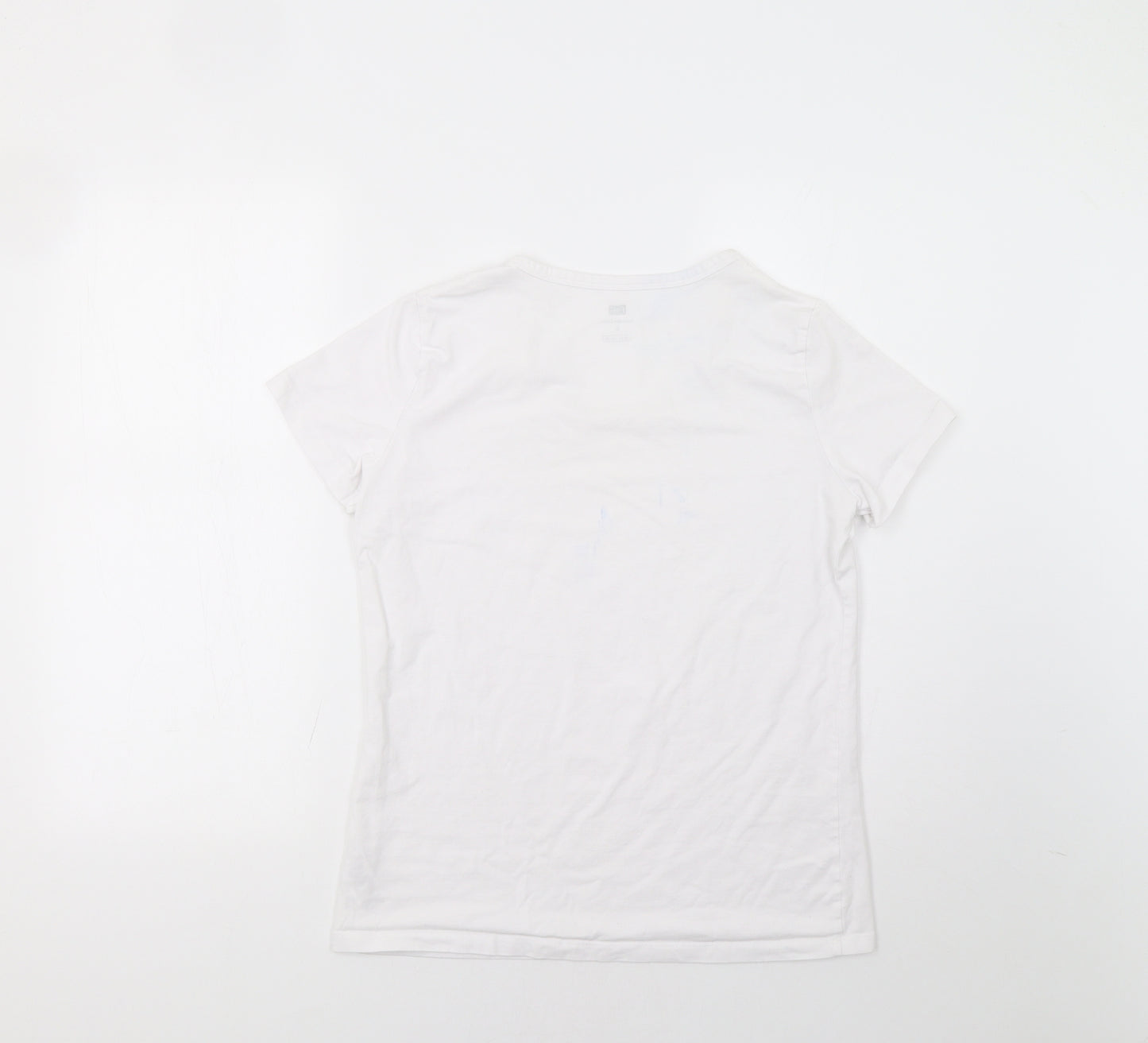 F&F Womens White   Basic T-Shirt Size 14