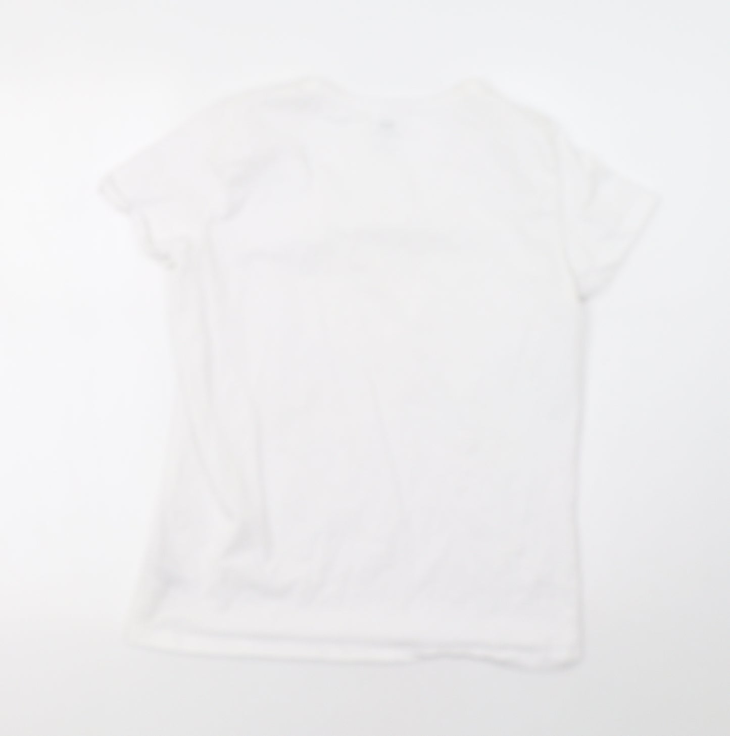 F&F Womens White   Basic T-Shirt Size 14