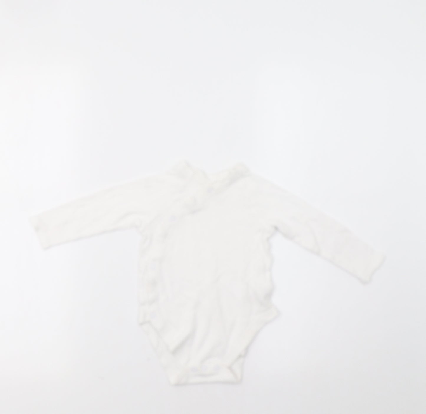 Baby Boutique Baby White   Leotard One-Piece Size 9-12 Months