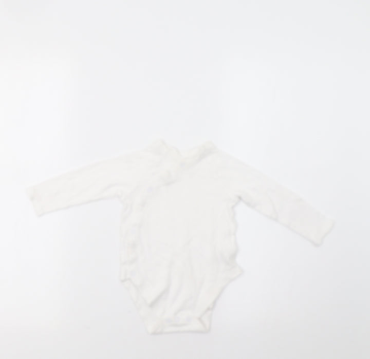 Baby Boutique Baby White Leotard One-Piece Size 9-12 Months