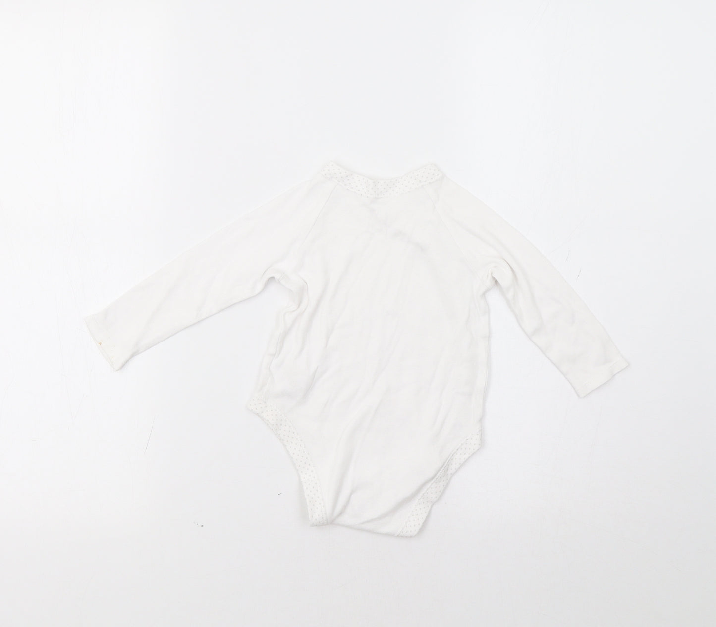 Baby Boutique Baby White   Leotard One-Piece Size 9-12 Months