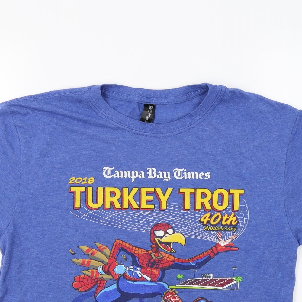 Primease Womens Blue   Basic T-Shirt Size S  - Tampa Bay