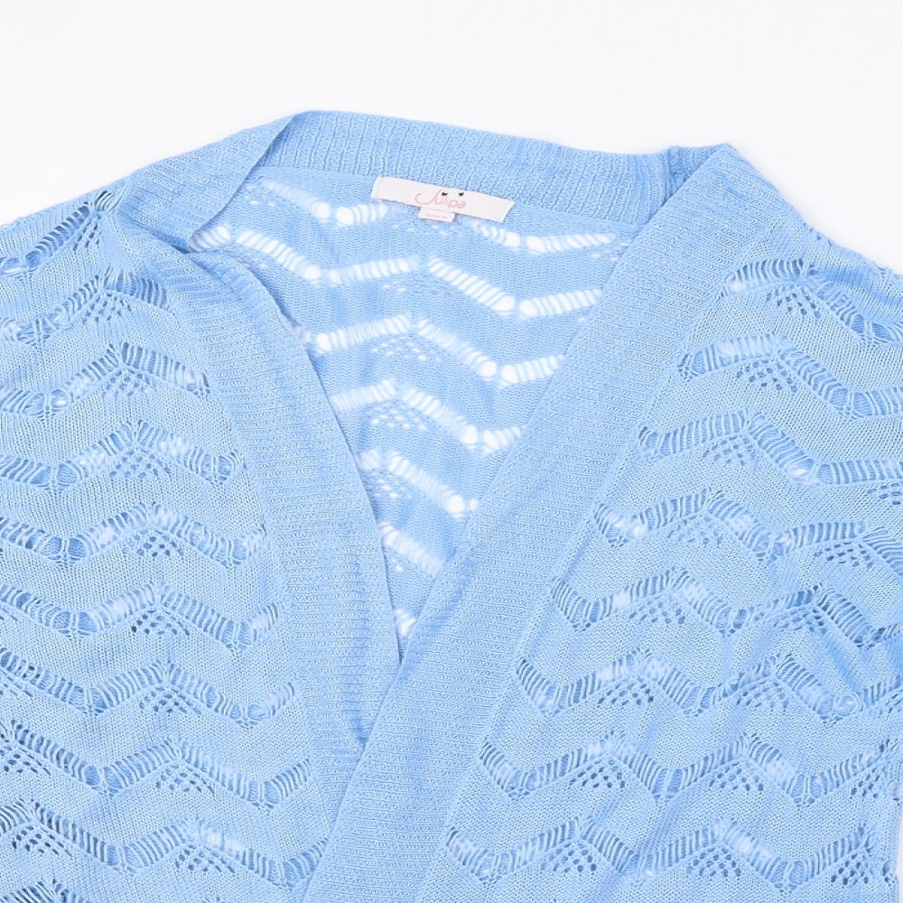 Julipa Womens Blue   Cardigan Jumper Size 14