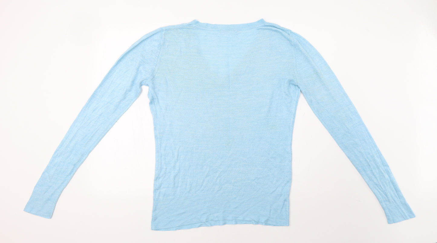 South Womens Blue   Pullover Jumper Size 14