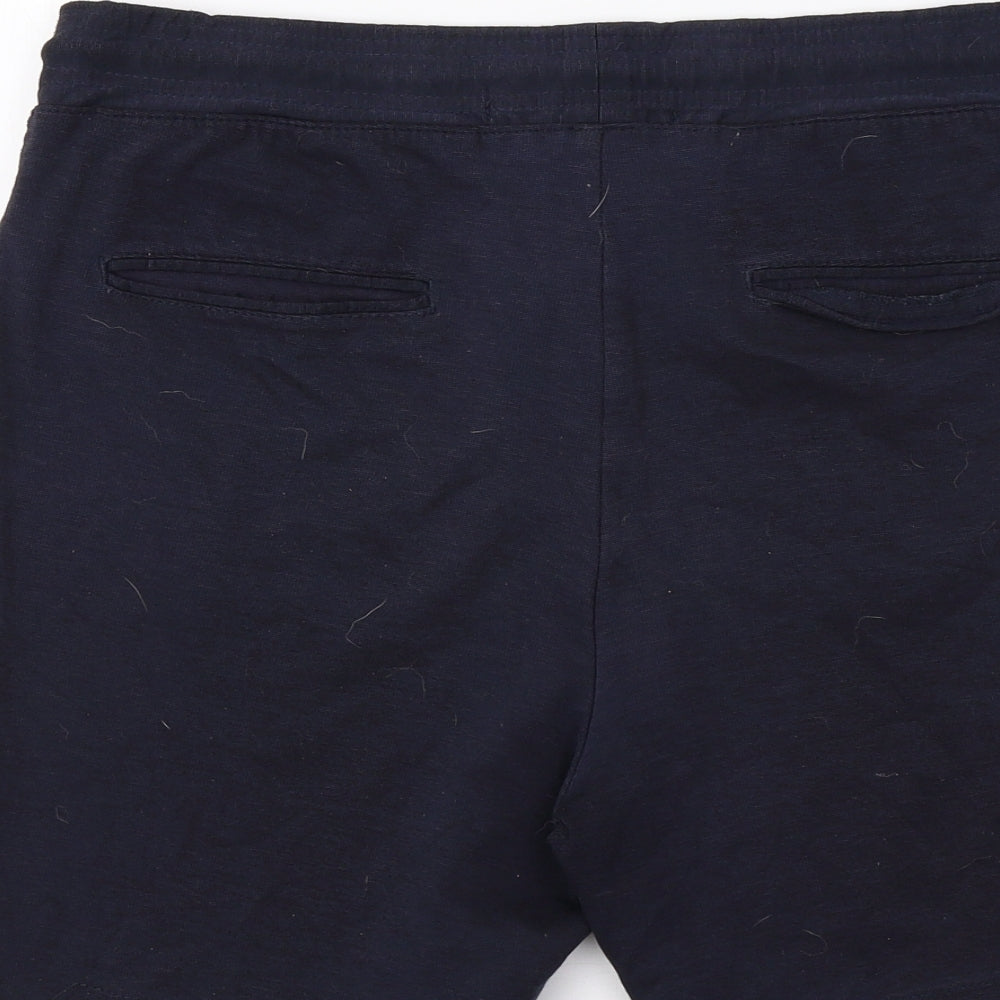 Zara Mens Blue   Sweat Shorts Size M