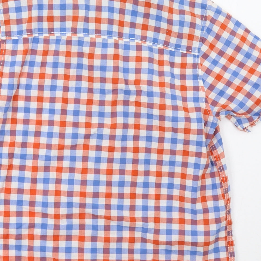 NEXT Boys Blue Check  Basic Button-Up Size 11 Years