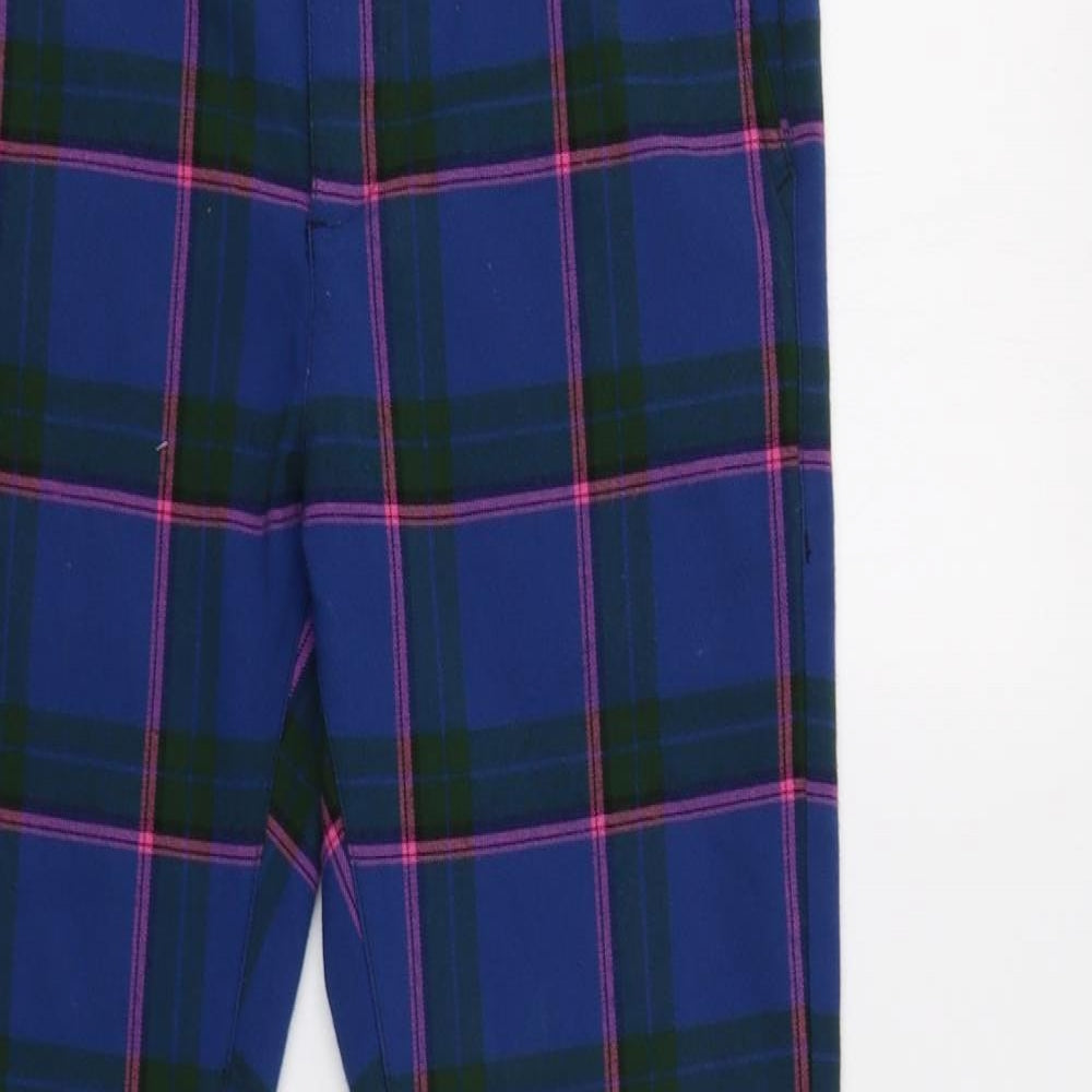 Topman Mens Blue Check  Trousers  Size 32 L32 in