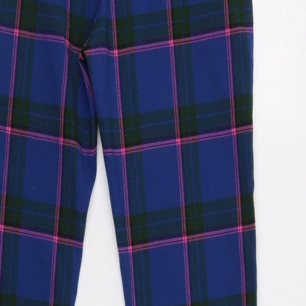 Topman Mens Blue Check  Trousers  Size 32 L32 in