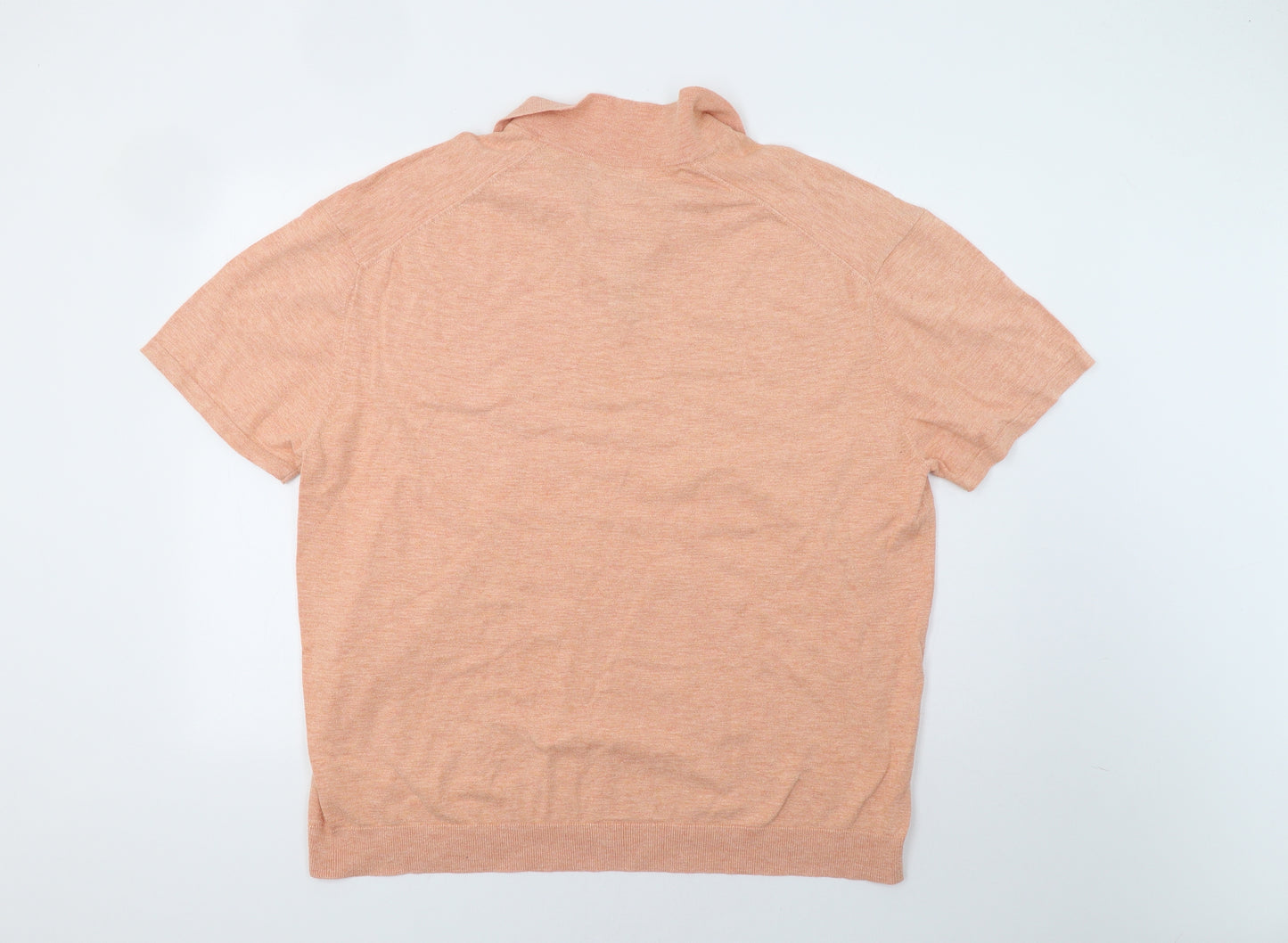M&S Mens Orange    Polo Size 3XL